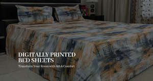 Digitally Printed Bed Sheets: Transform Your Room with Art & Comfort