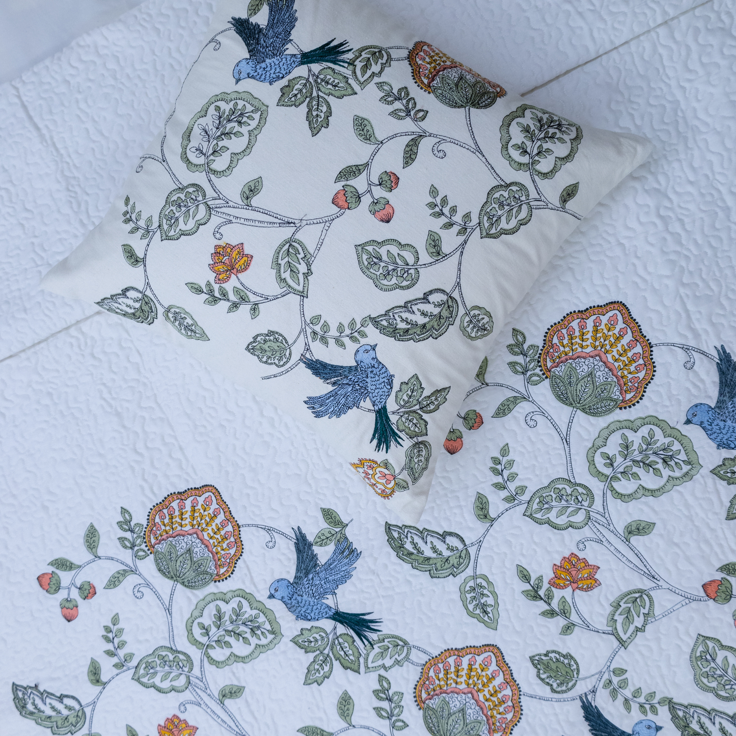 Aviary bloom bedcover 2