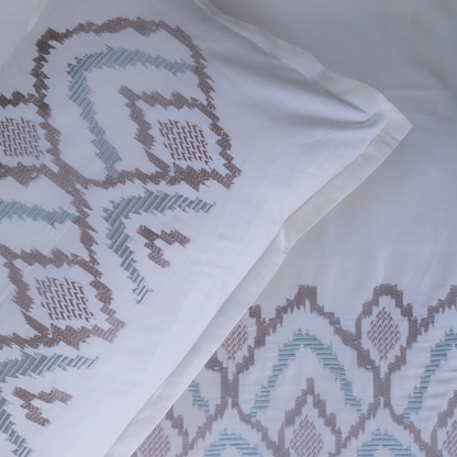 Desert bliss embroidered bedsheet